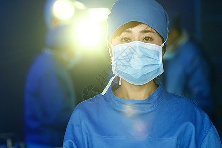外科口罩急诊处卫生医务工作者在手术室图片