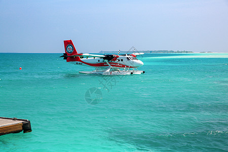 海度假旅游胜地运动飞海上滑翔机背景