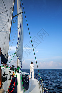 交通船帆运输航海图片