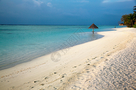 沙子旅游白昼马尔代夫海景风光背景图片