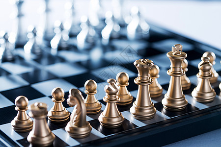 策略团队静物国际象棋高清图片