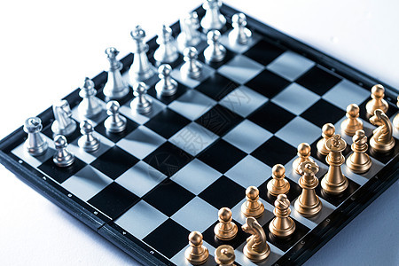 水平构图古典风格运气国际象棋图片