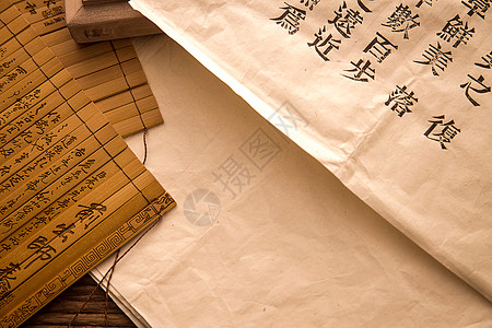 书法纸宣纸汉字活字印刷背景