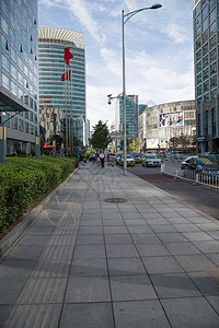 办公大楼商务街道北京金融街图片