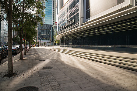 水平构图都市风光彩色图片北京金融街图片