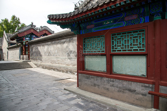 彩色图片旅游古典式北京恭王府图片