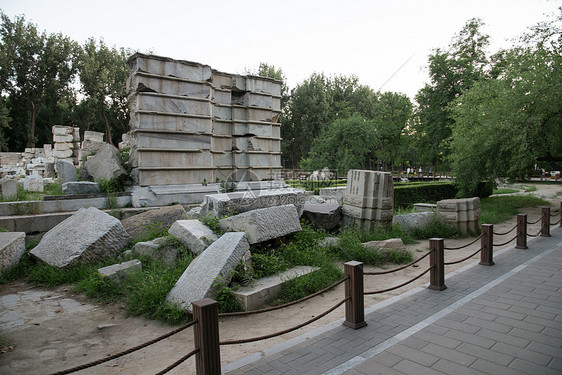名胜古迹雕塑东亚北京圆明园图片