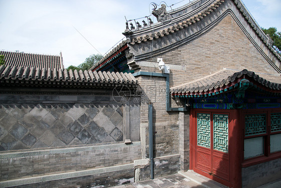 人造建筑都市风光古典式北京恭王府图片