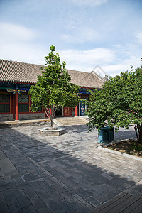 首都庭院建筑外部北京恭王府图片