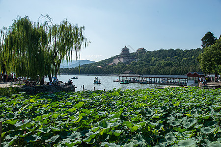 宁静户外昆明湖北京颐和园图片