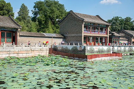 名胜古迹城市北京颐和园图片