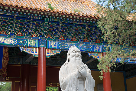 古老的建筑外部都市风景北京雍和宫图片