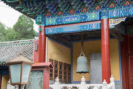 建筑元素远古的白昼摄影北京雍和宫背景