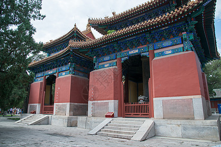 都市风景元素喇嘛教北京雍和宫图片