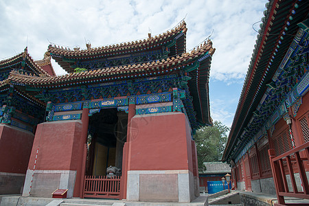 佛教建筑结构人造建筑北京雍和宫图片