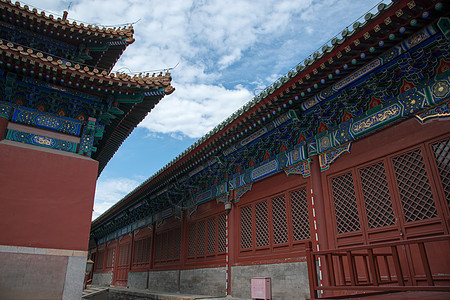 远古的亭台楼阁古老的北京雍和宫图片