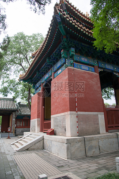 水平构图首都远古的北京雍和宫图片