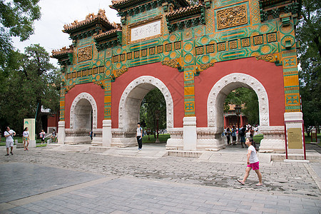 亭台楼阁建筑外部佛教北京雍和宫图片