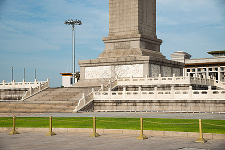 主义名胜古迹北京人民英雄纪念碑背景