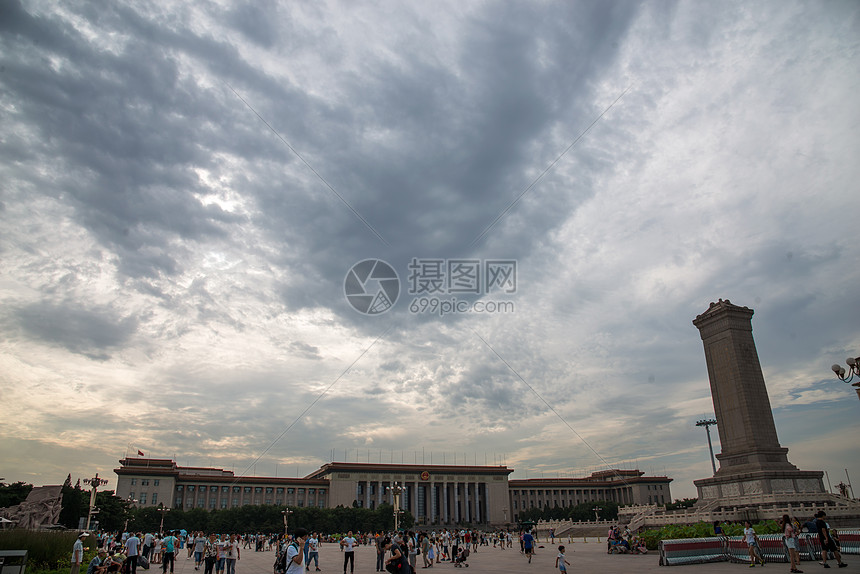摄影亚洲广场北京人民英雄纪念碑图片