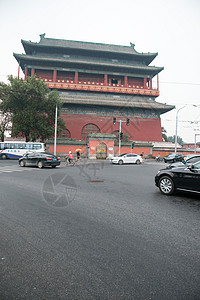 文化都市风光远古的北京钟鼓楼图片