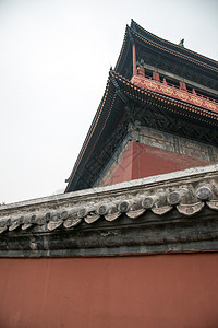 保护垂直构图北京钟鼓楼图片