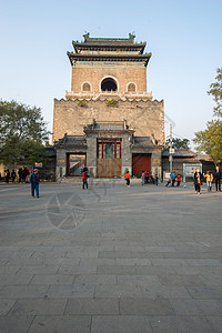 侗族鼓楼都市风光旅游胜地传统文化北京钟鼓楼背景