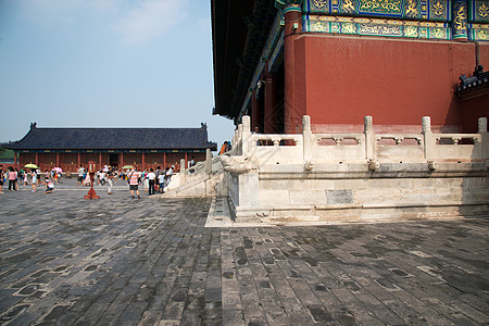 北京旅游园林宏伟东方北京天坛背景