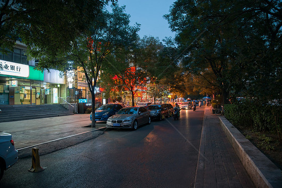 市区灯首都北京街市夜景图片