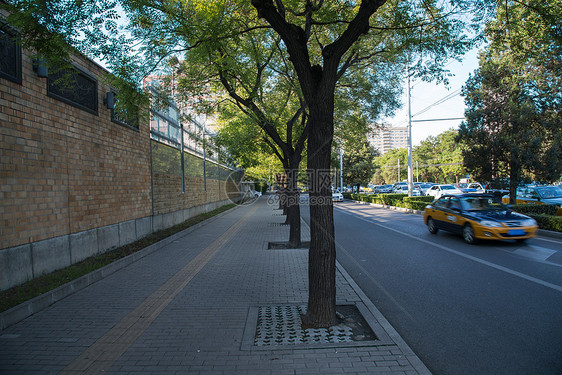 绿色建筑户外北京三里屯街景图片