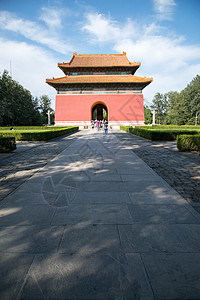 定陵地宫户外旅游胜地无人北京十三陵背景