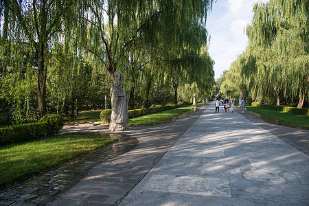 天空当地著名景点旅行北京十三陵图片