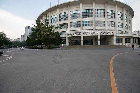 道路公共设施体育场北京工人体育馆图片