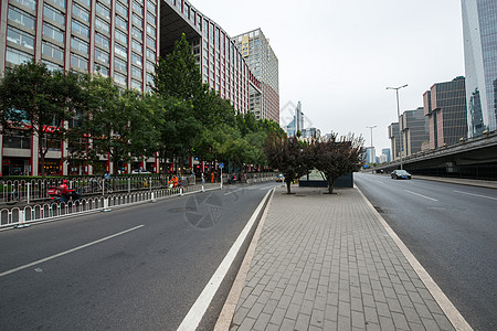 发展道路亚洲北京CBD建筑高清图片