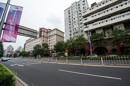 建筑街道楼群北京金宝街图片