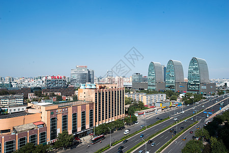 机动车高层建筑市区北京西直门建筑群图片