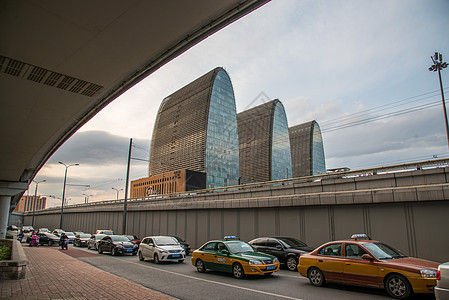 亚洲城市建筑业北京西直门建筑群图片