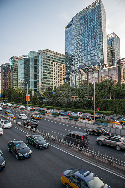 建造垂直构图白昼北京东直门图片