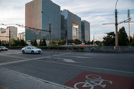 道路亚洲城市道路北京东直门图片