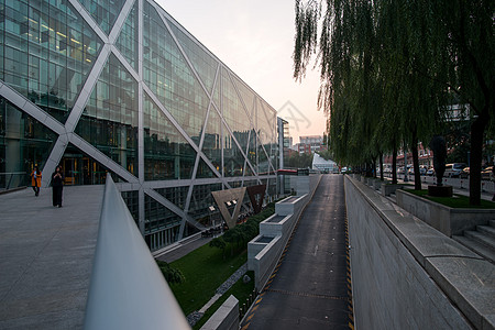 摄影彩色图片公共设施北京侨福芳草地大厦图片