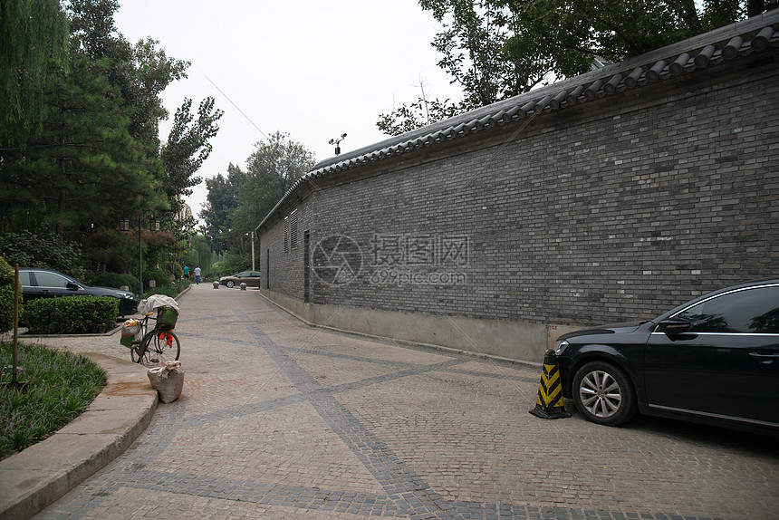 文化旅游彩色图片北京胡同图片