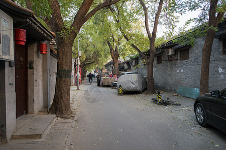 中国首都平房摄影无人北京胡同背景