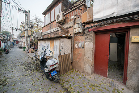 建筑传统北京胡同高清图片