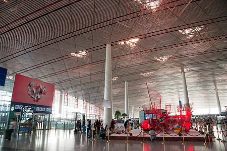 白昼t3航站楼彩色图片北京首都机场图片