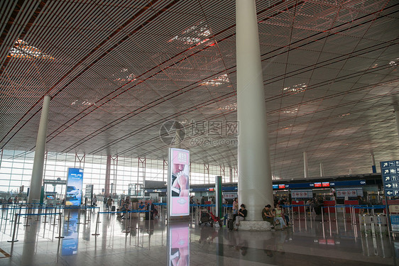 交通通道无人北京首都机场图片
