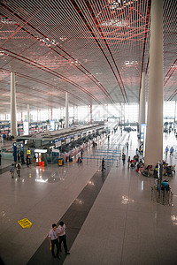 白昼通道旅途北京首都机场图片