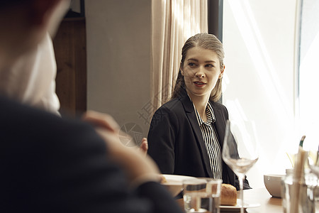 白领外国女人肖像图片