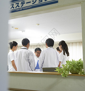 职责六十年代医疗设备护士站背景图片
