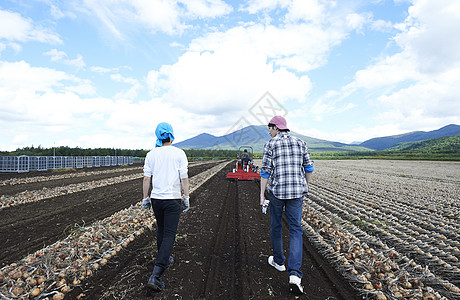 男乡村生活日本家庭农业形象图片