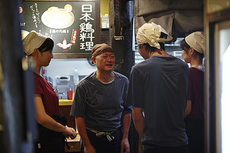 餐厅开业宣传单餐厅开业前的会议背景